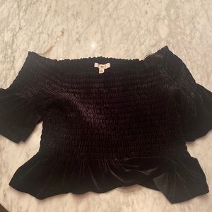 BP. black blouse crop top!! Got it from Nordstrom!